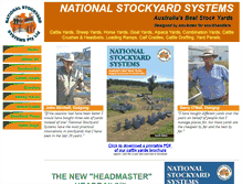 Tablet Screenshot of nationalstockyards.com.au